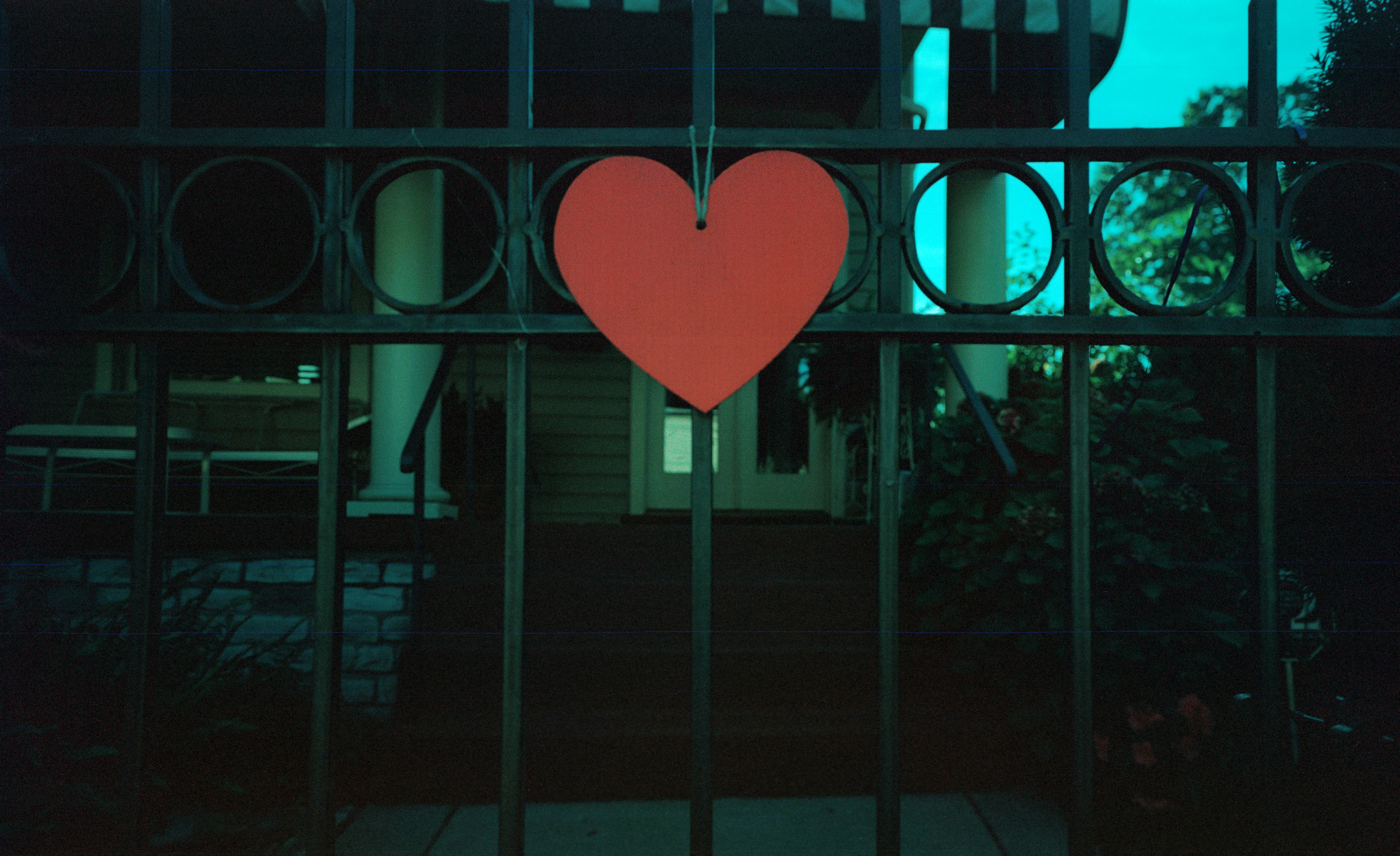 heart on gate